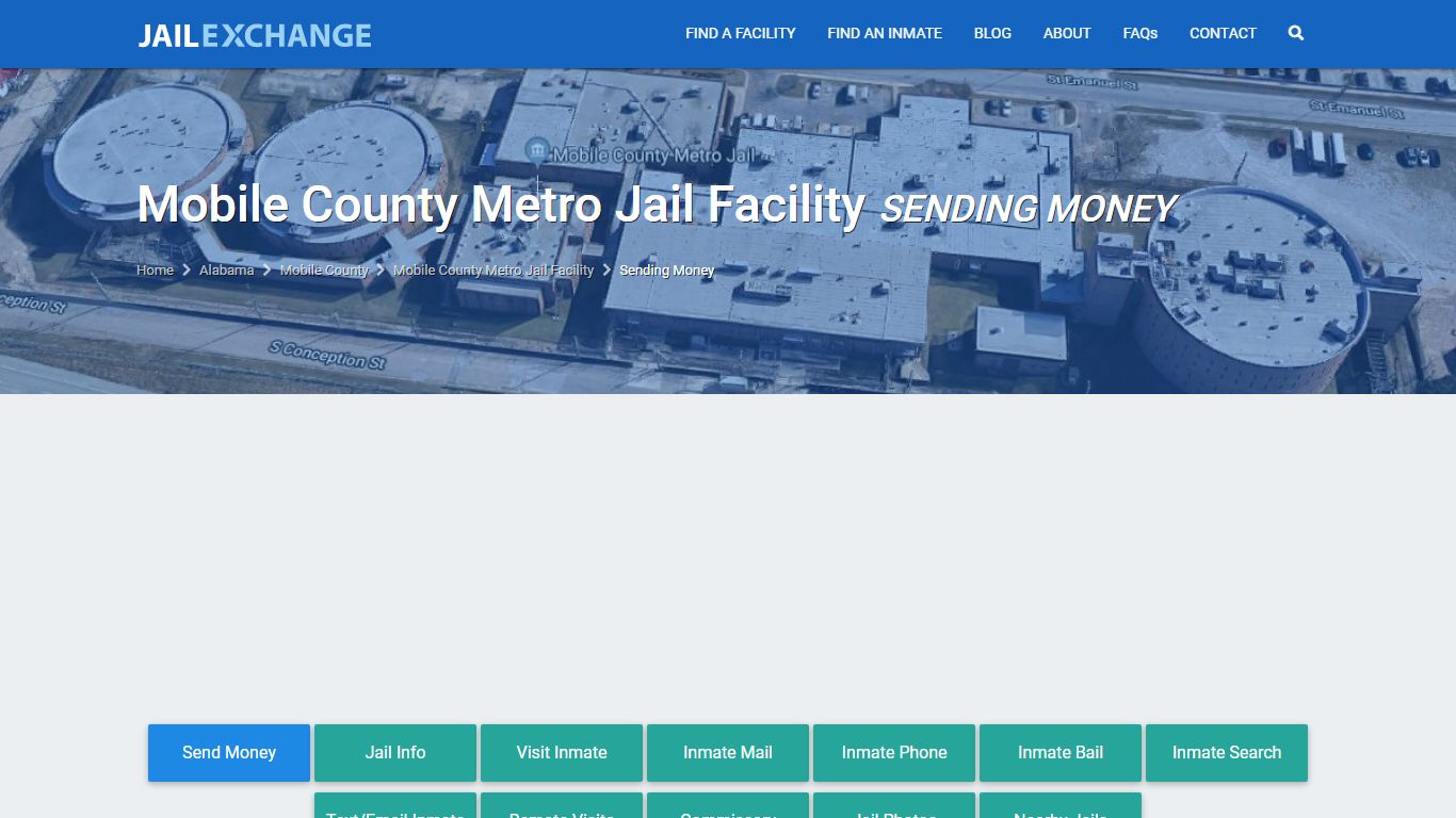 Mobile County Metro Jail Facility How to Send Inmate Money | Mobile,